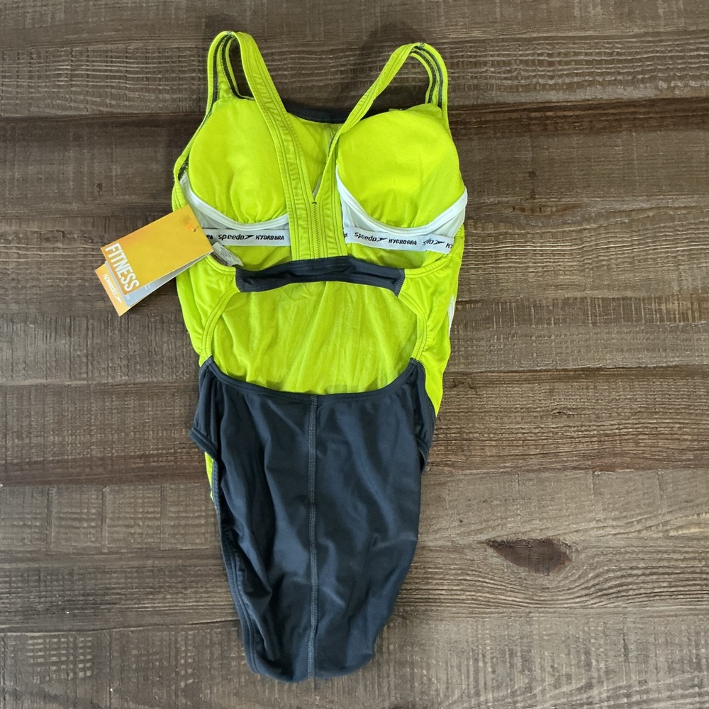 Speedo Black and Lime Green Swimwear - Picture 9 of 9
